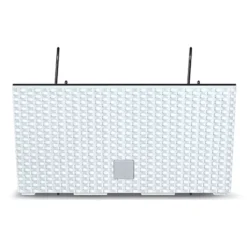 Prosperplast Jardinera Para Balcón Rato Case W , Dimensiones (Mm) 395X185X195, Color Blanco