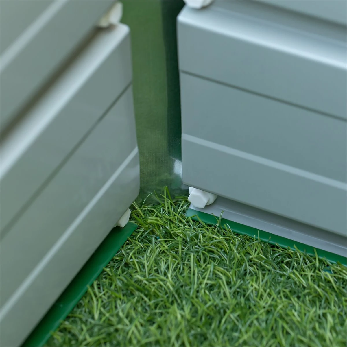 Outsunny Arriate Alto De Jardín De Acero Incluye Guantes Huerto Urbano Jardinera Macetero Rectangular Para Cultivos Plantas Flores Para Terraza Balcón 66x47x40 Cm Verde 8 Outsunny Arriate Alto De Jardín De Acero Incluye Guantes Huerto Urbano Jardinera Macetero Rectangular Para Cultivos Plantas Flores Para Terraza Balcón 66x47x40 Cm Verde - Imagen 8