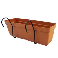 Jardinera 60 Cm Con Soporte De Fijación Curvo