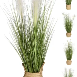 PLANTA CON FLOR Y CESTA DE MIMBRE SURTIDO