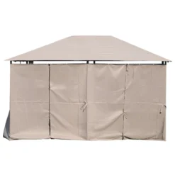 Outsunny Cenador Con Techo Al Aire Libre Gazebo Pabellón Exterior Con Pared Lateral Cenador Carpa De Jardín 4x3 M Marco De Acero Para Fiesta Eventos -Ofertas Verdi Jar Tienda 17f2711b38ec30457d1c1cb81ebb2e9ea196a0bd ab260d7cf91443e9aae0e0f5c1196d70