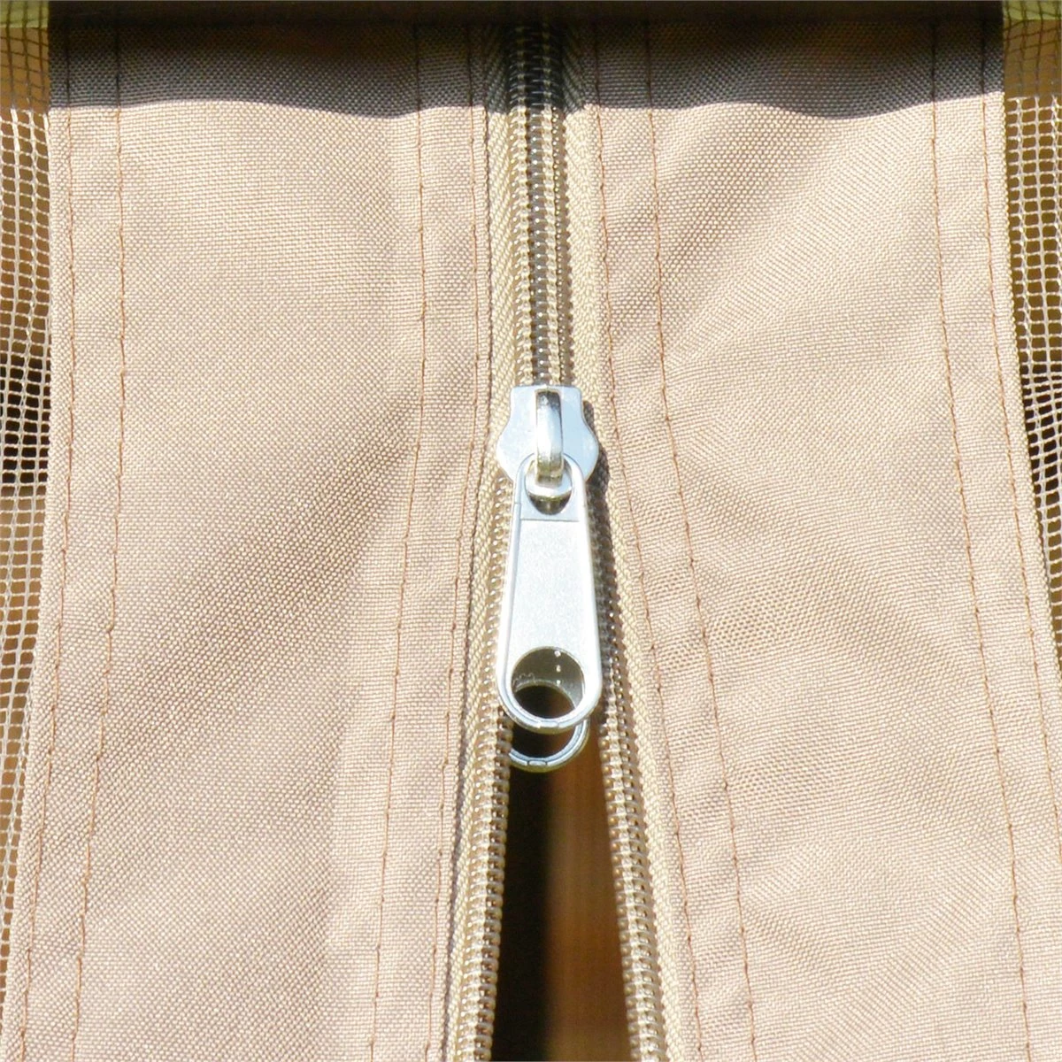 Outsunny Cenador De Jardín Hexágono 4x4 M Pabellón Exterior Con Doble Techo De Ventilación Y 6 Mosquiteras Con Cremallera Para Fiestas Balcón Patio Caqui 5 Outsunny Cenador De Jardín Hexágono 4x4 M Pabellón Exterior Con Doble Techo De Ventilación Y 6 Mosquiteras Con Cremallera Para Fiestas Balcón Patio Caqui - Imagen 5