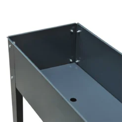Outsunny Jardinera Elevada Cama De Jardín Elevada Rectangular Mesa De Cultivo Para Plantas Verduras Y Flores Con 3 Orificios De Drenaje 100x30x80 Cm Gris -Ofertas Verdi Jar Tienda 22b8b99c96252648c4d1263face6a2576e02466b 72f5184929964c39b85bc220396f07b0