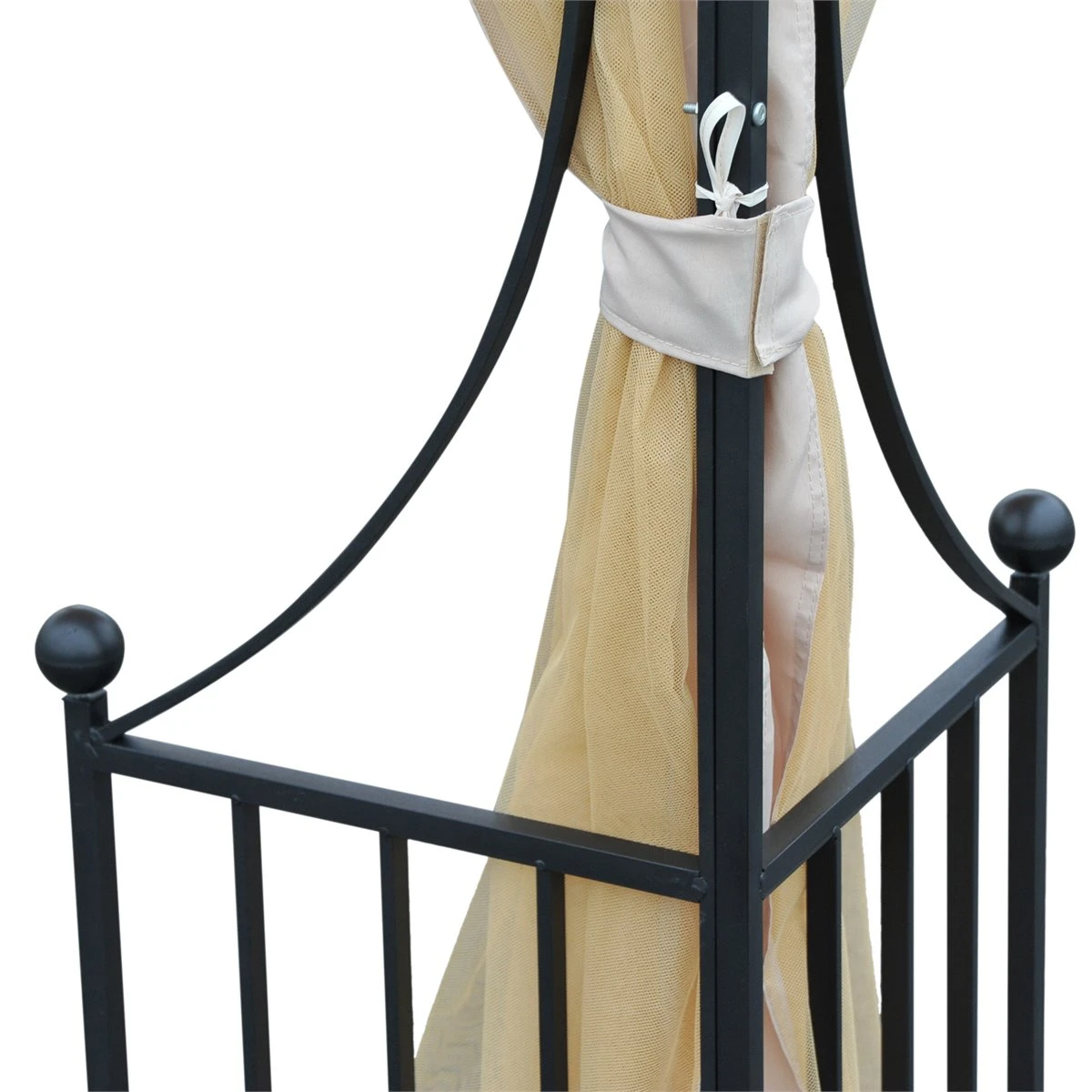 Outsunny Cenador De Jardín 3x3 M Con 4 Cortinas Laterales De Cremallera Y Doble Techo Con 8 Orificios De Drenaje Estilo Moderno Para Patio Aire Libre Beige 8 Outsunny Cenador De Jardín 3x3 M Con 4 Cortinas Laterales De Cremallera Y Doble Techo Con 8 Orificios De Drenaje Estilo Moderno Para Patio Aire Libre Beige - Imagen 8