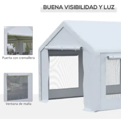 Outsunny Carpa Para Fiestas 6x3 M Pabellón De Jardín Con 2 Paredes Laterales Extraíbles 2 Puertas Y 6 Ventanas Con Cremalleras Protección UV Para Eventos Celebraciones Blanco 12 Outsunny Carpa Para Fiestas 6x3 M Pabellón De Jardín Con 2 Paredes Laterales Extraíbles 2 Puertas Y 6 Ventanas Con Cremalleras Protección UV Para Eventos Celebraciones Blanco -Ofertas Verdi Jar Tienda 2308833e94213db6978f487b6fbfda1f35de8c5e e3411f61d61b42c38e9fdcc4ae4cd33c