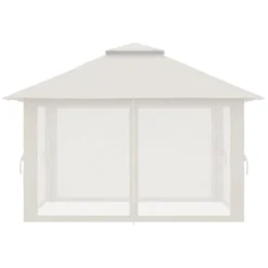 Outsunny Carpa Plegable Pop-up 3,92x3,92x2,83 M Cenador De Jardín Con Altura Ajustable Protección UV50+ Doble Techo Mosquiteras Y Bolsa De Ruedas Para Fiestas Camping Crema -Ofertas Verdi Jar Tienda 236886891d72b670c65219ef7f909e787049c4eb f739c594cfbf434e8ec59f69cbdbcd02