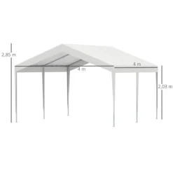 Outsunny Carpa Garaje Para Coche 4x4 M Cochera Portátil Impermeable Pabellón Gazebo De Jardín Patio Exterior Con Accesorios Para Eventos Fiestas Metal Galvanizado Blanco 9 Outsunny Carpa Garaje Para Coche 4x4 M Cochera Portátil Impermeable Pabellón Gazebo De Jardín Patio Exterior Con Accesorios Para Eventos Fiestas Metal Galvanizado Blanco -Ofertas Verdi Jar Tienda 23f98000d7ca902a85d64fdce281cdc4ca1321da e67a0a73597e4dfdb1acb6d1be70ea2e