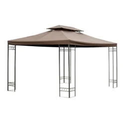 Outsunny Techo De Repuesto 4x3 M Para Cenador De Jardín 2 Niveles Transpirable Con 10 Orificios De Drenaje Cubierta De Repuesto De Gazebo Pabellón Exterior Marrón 9 Outsunny Techo De Repuesto 4x3 M Para Cenador De Jardín 2 Niveles Transpirable Con 10 Orificios De Drenaje Cubierta De Repuesto De Gazebo Pabellón Exterior Marrón -Ofertas Verdi Jar Tienda 244fa8c081ee651df9a5ca68aa635c79d3bf4bb3 1f0c1f9e0b3f4bc4983d40be5966675a