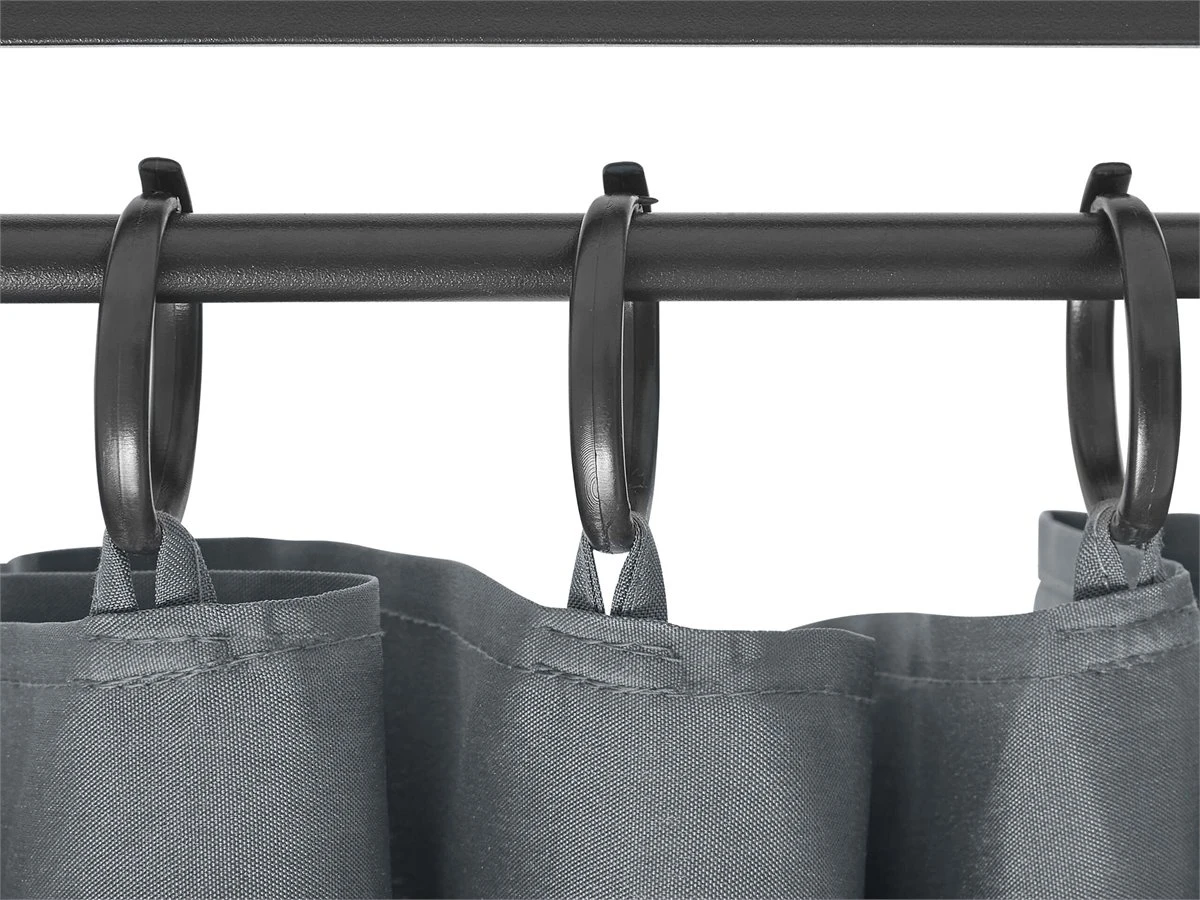 Cenador De Metal Gris Grafito/negro 360 Cm SAFARA 6 Cenador De Metal Gris Grafito/negro 360 Cm SAFARA - Imagen 6