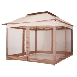 Outsunny Carpa Plegable 3.25x3.25m Gazebo Pabellón Cenador Jardín Doble Techo Mosquitera Bolsa Transporte Marco Acero Tela Poliéster Resistente De Agua -Ofertas Verdi Jar Tienda 284fe559b5e085d7a7b30aa9f14f9ba3a6510468 52301e642e324eb484f57d05cf481f1e