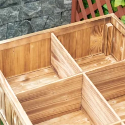 Outsunny Huerto Urbano De Madera 120x60x81 Cm Jardinera Elevada Para Cultivo De Plantas Flores Con Estante Inferior Para Jardín Terraza Exterior Carbanizado -Ofertas Verdi Jar Tienda 2d13563bca2156d0c4970b26b9200ce0ec316562 d1ada74835d64a219f689cf86457bba4