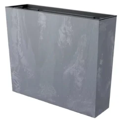 Prosperplast Jardinera Para Balc贸n Urbi Case Beton Effect , Con Dep贸sito, Dimensiones (Mm) 580X180X498, Color Marengo