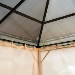 Outsunny Cenador De Jardín 3,65x3 M Pabellón De Acero Con Techo De Policarbonato De 6 Mm Protección UV 50+ Y 4 Cortinas Laterales De Cremallera Para Fiestas Beige 13 Outsunny Cenador De Jardín 3,65x3 M Pabellón De Acero Con Techo De Policarbonato De 6 Mm Protección UV 50+ Y 4 Cortinas Laterales De Cremallera Para Fiestas Beige -Ofertas Verdi Jar Tienda 30e80e48b911ae5f174b6e892ea5c452a0874345 7522f5ca9db14f19a2f74d30e53972dd