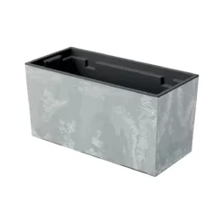 Prosperplast Jardinera Para Balc贸n Urbi Case Beton Effect , Dimensiones (Mm) 395X185X195, Color Hormig贸n