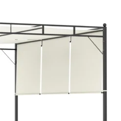 Outsunny Pérgola 3x3 M Cenador De Jardín Con Techo Retráctil Tela De Poliéster Y Tubo De Acero Para Patio Terraza Exterior Blanco -Ofertas Verdi Jar Tienda 33c73106393d2b6a7893573f76d27ae006916948 0dbd7504f042492995641e9bcf14e2fe