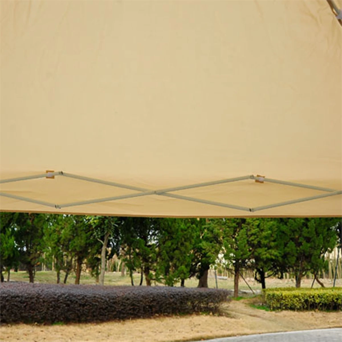 Outsunny Carpa Plegable 3x3 Para Exterior Cenador Portátil De Jardín Con Mosquiteras Bolsa De Transporte Marco De Acero Y Tela Oxford Resistente Para Fiestas Camping Beige 6 Outsunny Carpa Plegable 3x3 Para Exterior Cenador Portátil De Jardín Con Mosquiteras Bolsa De Transporte Marco De Acero Y Tela Oxford Resistente Para Fiestas Camping Beige - Imagen 6