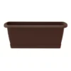 Prosperplast Jardinera Respana Con Soporte De Plastico En Color Marron 78,6 (largo) X 18,4 (ancho) X 14,5 (alto) Cm