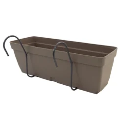 Jardinera 50 Cm Con Soporte De Fijación Curvo