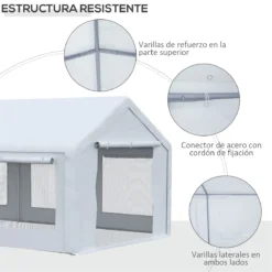 Outsunny Carpa Para Fiestas 6x3 M Pabellón De Jardín Con 2 Paredes Laterales Extraíbles 2 Puertas Y 6 Ventanas Con Cremalleras Protección UV Para Eventos Celebraciones Blanco 13 Outsunny Carpa Para Fiestas 6x3 M Pabellón De Jardín Con 2 Paredes Laterales Extraíbles 2 Puertas Y 6 Ventanas Con Cremalleras Protección UV Para Eventos Celebraciones Blanco -Ofertas Verdi Jar Tienda 3665ea3cd7aed005066d4cc9f9117d45d228df88 bfbfb260492c494c82d198b94e8ae9fc
