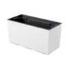 Prosperplast Jardinera Para Balcón Urbi Case , Dimensiones (Mm) 395X185X195, Color Blanco
