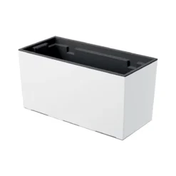 Prosperplast Jardinera Para Balc贸n Urbi Case , Dimensiones (Mm) 395X185X195, Color Blanco