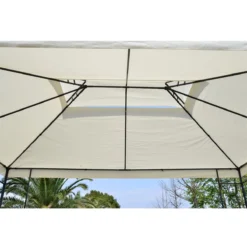 Outsunny Cenador De Jardín 3x4m Pabellón Para Exterior Con Doble Techo De Ventilación Y 4 Columnas De Acero Estable Para Fiestas Eventos Patio Crema -Ofertas Verdi Jar Tienda 38a9a0decd4b0f69b7711a558892dd0b12b84e1e e0edc6b39db0479c9d26df597b7d89b6