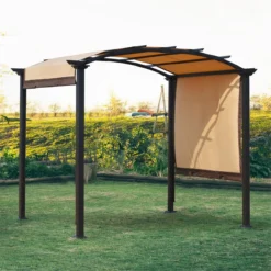 Outsunny Pérgola 3x2,5 M Cenador Con Techo Retráctil Para Jardín Patio Terraza Tela Poliéster Atornillados Resistente Protección De Rayos UV Beige -Ofertas Verdi Jar Tienda 39526878cd897b088035027bfee8ff7eccdb0ebb ea499bd2150d47dfa8e46b7b0afb5394