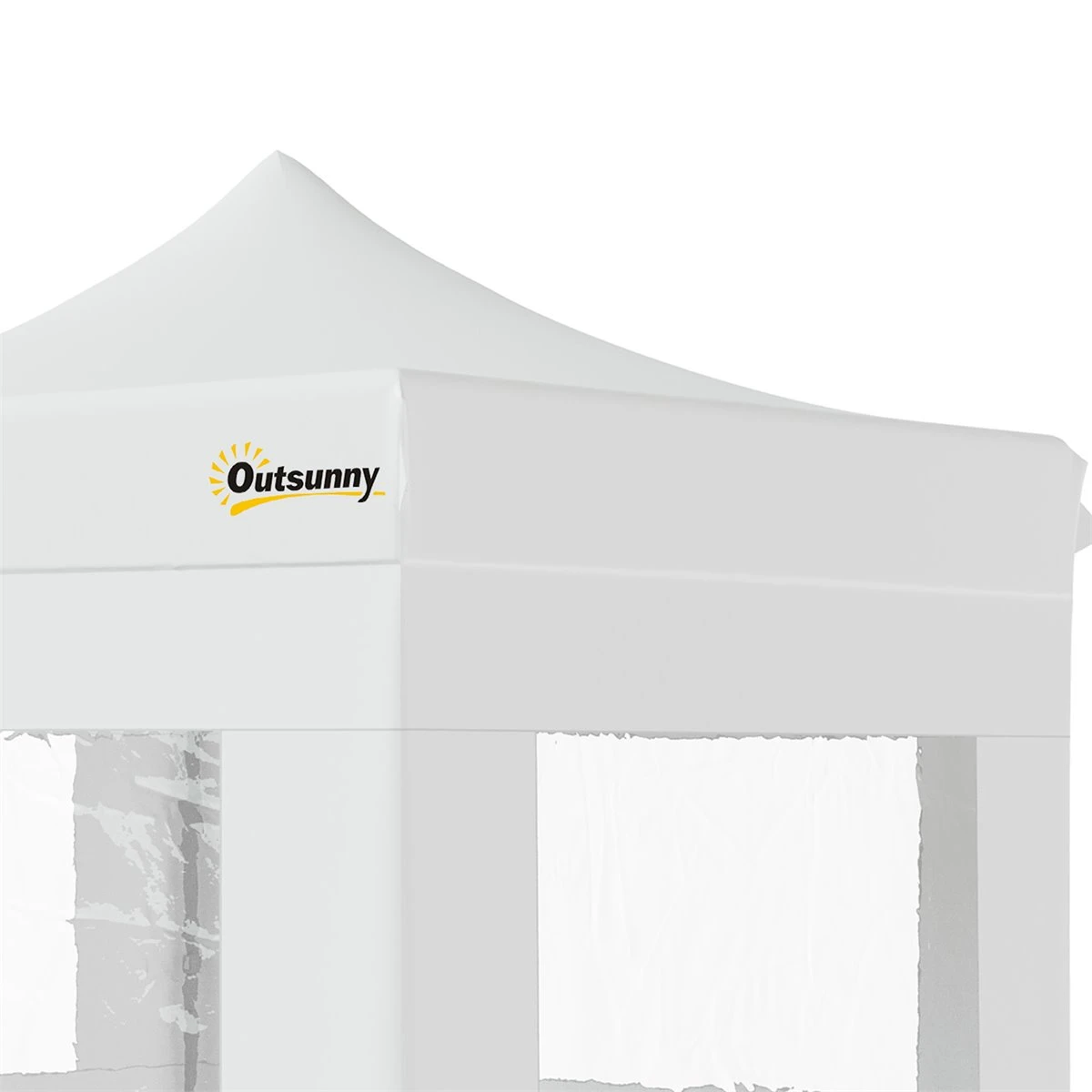 Outsunny Carpa Plegable 3x3 M Con Altura Ajustable Cenador De Jardín Con 4 Paredes Extraíbles De Tela Oxford 4 Ventanas Y Bolsa De Transporte Para Exterior Terraza Camping Blanco 8 Outsunny Carpa Plegable 3x3 M Con Altura Ajustable Cenador De Jardín Con 4 Paredes Extraíbles De Tela Oxford 4 Ventanas Y Bolsa De Transporte Para Exterior Terraza Camping Blanco - Imagen 8