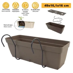 Jardinera 50 Cm Con Soporte De Fijación Curvo -Ofertas Verdi Jar Tienda 433d7d989d515a18600214688eb3b1a809e87d20 ddd4cb1238b04c0f9d077a376daa4c01
