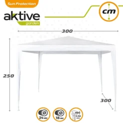 Cenador Cuadrado Polietileno Blanco Aktive Garden -Ofertas Verdi Jar Tienda 4361ee70b7c37101adfa621b736067060ed4085e 1078c07a68c5401a97a06654c5ce1897