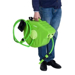 Outsunny Carrete Para Manguera 15M+1,5M Soporte Mural Portamanguera Roll-up Automático Giratorio 180° Con Pistola De Pulverización Base De Pared Conector De Manguera Para Jardín Terraza -Ofertas Verdi Jar Tienda 478a4edb07ca31a3a17a2233e2f5f4d2219c0db1 b9a6533c116c4c6786bbf123a3809026