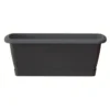 Prosperplast Jardinera Respana Con Soporte De Plastico En Color Antracita 49 (largo) X 18,4 (ancho) X 14,5 (alto) Cm