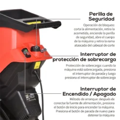 Outsunny Trituradora De Jardín 2500W Con 2 Cuchillas De Volteo Hasta Ø40 Mm De Ramas Bolsa De Recolección De 50L Y Ruedas Para Malas Hierbas 52x39x89 Cm Negro Y Rojo -Ofertas Verdi Jar Tienda 49b6076d412123a1a429f40aa86e137e0de29d4e 450bdb786d75402aa6794d081eefea15