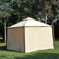 Outsunny Cenador De Jardín 3x3m Gazebo Con Doble Techo 4 Cortinas Laterales Mejor Ventilación Exterior Espacioso Para Fiesta Eventos Barbacoa Beige -Ofertas Verdi Jar Tienda 4bce4d92b077ce1257c690eb975bdc0043a29d17 580db4bc7adb47ceaa1a575e2550984f