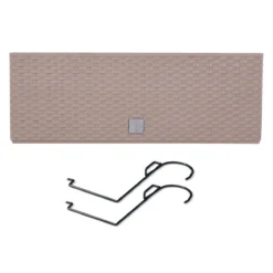Prosperplast Jardinera Para Balcón Rato Case W , Dimensiones (Mm) 580X180X195, Color Mocca