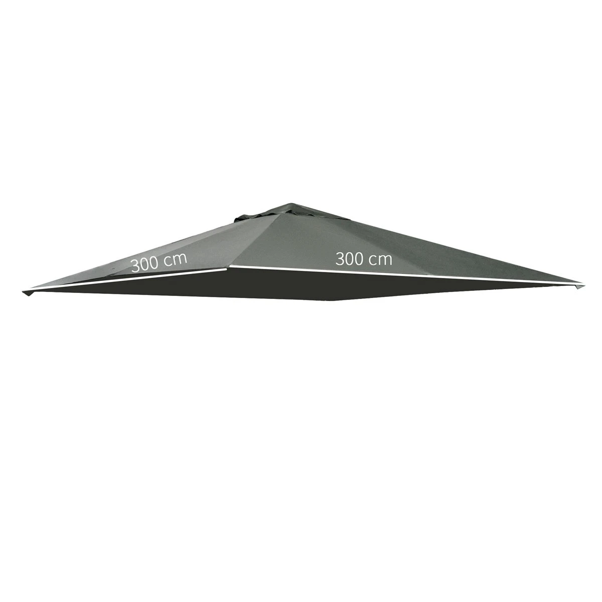 Outsunny Techo De Repuesto 2,98x2,95 M Para Cenador De Jardín Cubierta De Repuesto De Gazebo Pabellón Exterior Con 8 Orificios De Drenaje Y Ventilación Gris 3 Outsunny Techo De Repuesto 2,98x2,95 M Para Cenador De Jardín Cubierta De Repuesto De Gazebo Pabellón Exterior Con 8 Orificios De Drenaje Y Ventilación Gris - Imagen 3