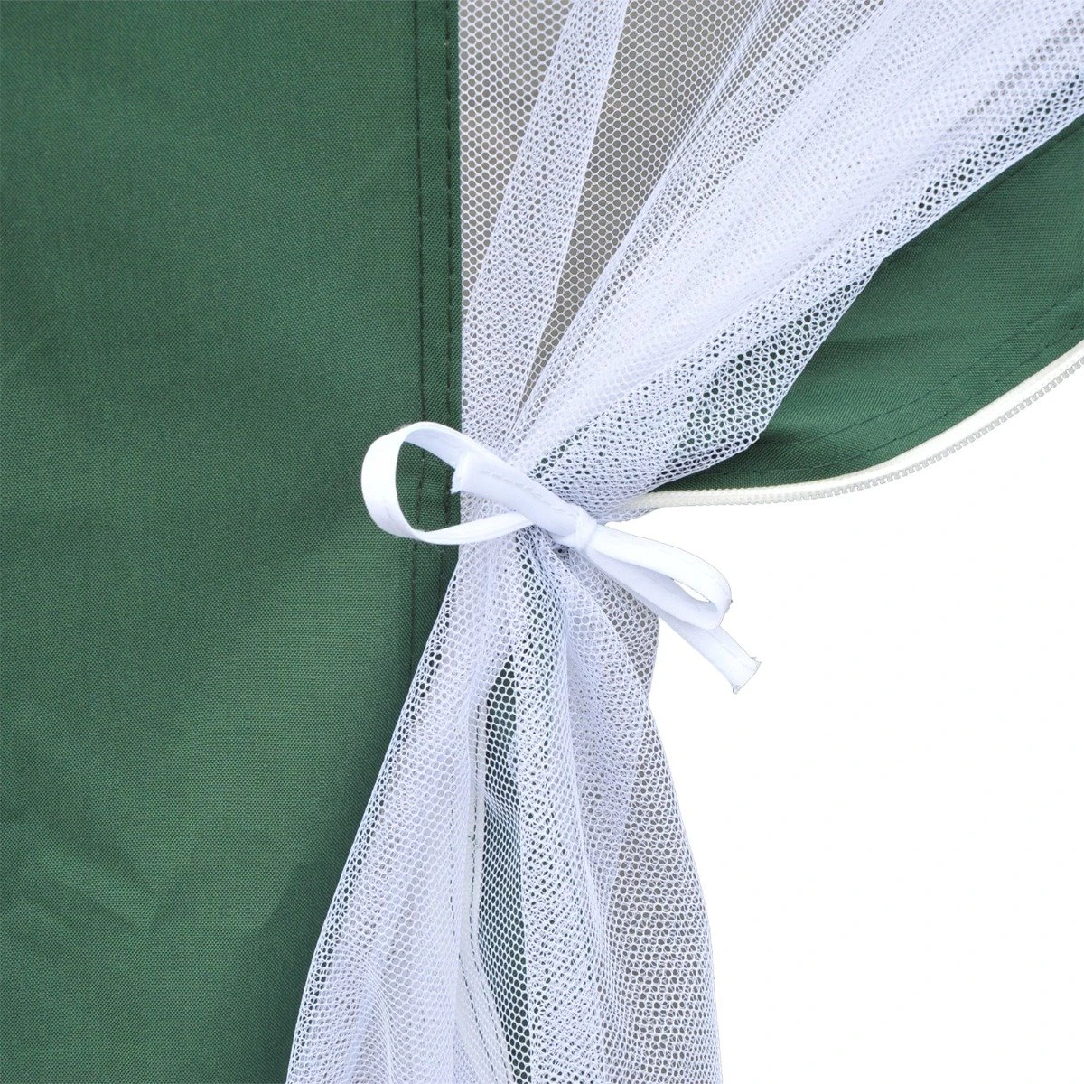 Outsunny Carpa Gazebo Tipo Cenador Hexagonal Con Mosquitera Para Jardín Y Terraza Ø1,97 M Material De Poliéster Repelente Al Agua (Verde) 8 Outsunny Carpa Gazebo Tipo Cenador Hexagonal Con Mosquitera Para Jardín Y Terraza Ø1,97 M Material De Poliéster Repelente Al Agua (Verde) - Imagen 8