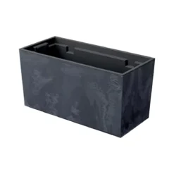 Prosperplast Jardinera Para Balc贸n Urbi Case Beton Effect , Dimensiones (Mm) 395X185X195, Color Antracita