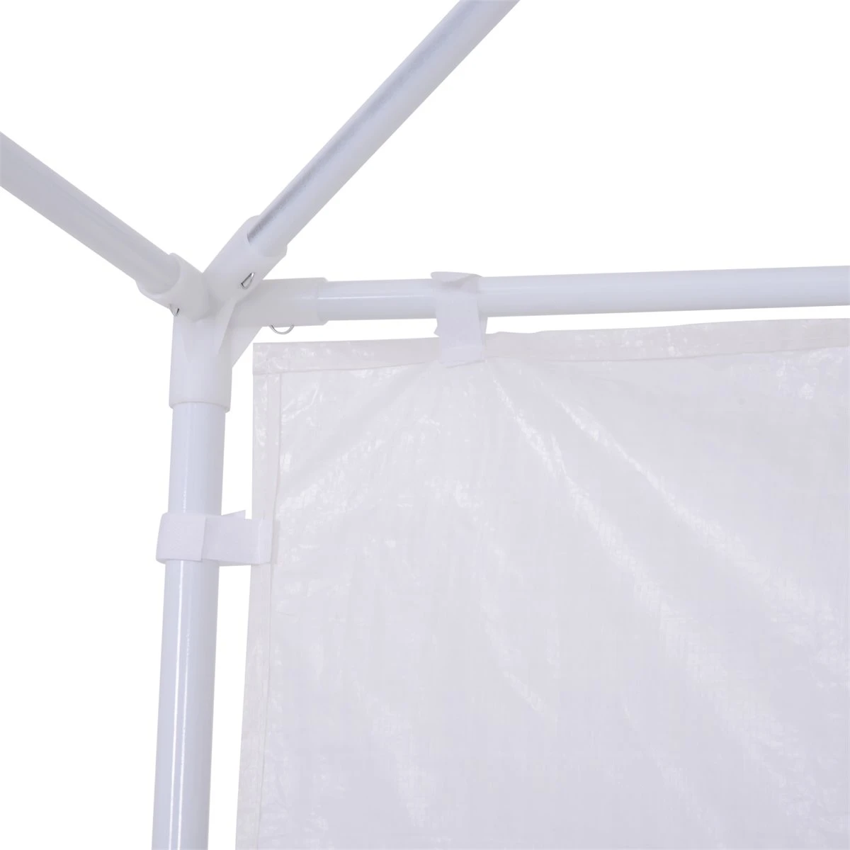 Outsunny 2 Paredes Parte Laterales Para Carpa 3x3m 3x6m Lado Parasol De Gazebo Impermeable Con Ventanas Medidas 293x193cm Blanco 7 Outsunny 2 Paredes Parte Laterales Para Carpa 3x3m 3x6m Lado Parasol De Gazebo Impermeable Con Ventanas Medidas 293x193cm Blanco - Imagen 7
