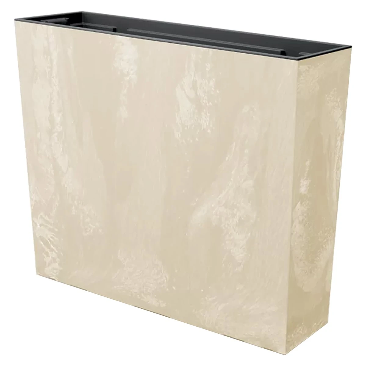 Prosperplast Maceta Urbi Case Beton Effect , Con Depósito, Dimensiones (Mm) 580X180X498, Color Crema 1 Prosperplast Maceta Urbi Case Beton Effect , Con Depósito, Dimensiones (Mm) 580X180X498, Color Crema