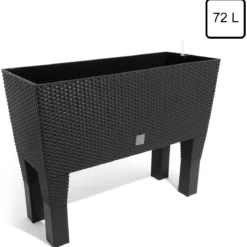 Jardinera Rato 72 Litros Con Riego En Color Antracita 80 X 33 X 65 Cm Con Patas -Ofertas Verdi Jar Tienda 5fcde1a26d3c0662e3ce5cc0e8403584acb220a7 0d3f134426ee4885b2c8a140572e7c96