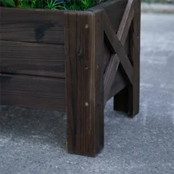 Outsunny Huerto Urbano Jardinera Macetero De Madera Arriate De Jardín Rectangular Con Patas Para Flores Plantas Cultivos 100x36,5x36 Cm Marrón 17 Outsunny Huerto Urbano Jardinera Macetero De Madera Arriate De Jardín Rectangular Con Patas Para Flores Plantas Cultivos 100x36,5x36 Cm Marrón -Ofertas Verdi Jar Tienda 63fd23ce29f0ecd293fb14a8589a958b1a1a1921 9bd25a21abb5459294dd4a9da29f3933