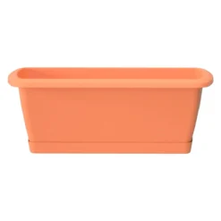 Prosperplast Jardinera Para Balcón Con Base Respana Set , Dimensiones (Mm) 885X184X150, Color Terracota