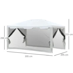 Outsunny Carpa 4x3 M Cenador De Jardín Con Mosquiteras Laterales Doble Techo Y Puertas Con Cremallera Para Exterior Blanco Y Negro 10 Outsunny Carpa 4x3 M Cenador De Jardín Con Mosquiteras Laterales Doble Techo Y Puertas Con Cremallera Para Exterior Blanco Y Negro -Ofertas Verdi Jar Tienda 6e56c9fa8efa6fc63f02d93a3b0fccc03f70964a a1caa64aa94c4397bdb88cd11b70c17f