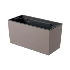 Prosperplast Jardinera Para Balc贸n Urbi Case , Dimensiones (Mm) 395X185X195, Color Mocca