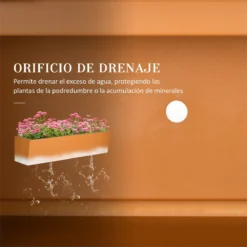 Outsunny Jardinera Colgante De Acero Maceta Rectangular Colgante Con 2 Ganchos Ajustables Y 2 Orificios De Drenaje Para Balcón Jardín Patio 91x35x24 Cm Marrón 13 Outsunny Jardinera Colgante De Acero Maceta Rectangular Colgante Con 2 Ganchos Ajustables Y 2 Orificios De Drenaje Para Balcón Jardín Patio 91x35x24 Cm Marrón -Ofertas Verdi Jar Tienda 72948899d2f929400e7b6785d2efb6b364641480 507e0ef97684441daa40d3e86426f27b