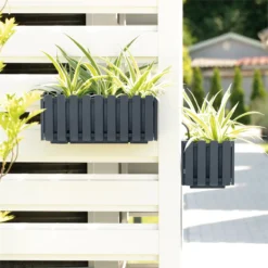 Prosperplast Jardinera Para Balcón BOARDEE FENCYCASE, Dimensiones (mm) 380x180x162, Color Marrón -Ofertas Verdi Jar Tienda 734dcf06365d90ed67f67e1fa4cd4ea590e61e1b a96f3f006a6349ffb72dce0fc5099d6c