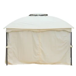 Outsunny Cenador Con Techo Gazebo Pabellón Exterior 3x3.65x2.82m Carpa Glorietas De Jardín Marco De Hierro Con Pared Lateral Y Mosquitero Color Crema 16 Outsunny Cenador Con Techo Gazebo Pabellón Exterior 3x3.65x2.82m Carpa Glorietas De Jardín Marco De Hierro Con Pared Lateral Y Mosquitero Color Crema -Ofertas Verdi Jar Tienda 73827def18d4843fb95b00237b9ef180e04f4d20 31b337a406b14b13b87d00f8a51e1ddb