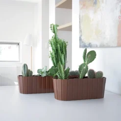 Prosperplast Jardinera Para Balcón BOARDEE BASIC 4,9L., Dimensiones (mm) 383x144x130, Color Gris Piedra -Ofertas Verdi Jar Tienda 7560cdef58110b2cd68855b173c739a12269fa72 750460dece244a339c892c5a88c65f0d