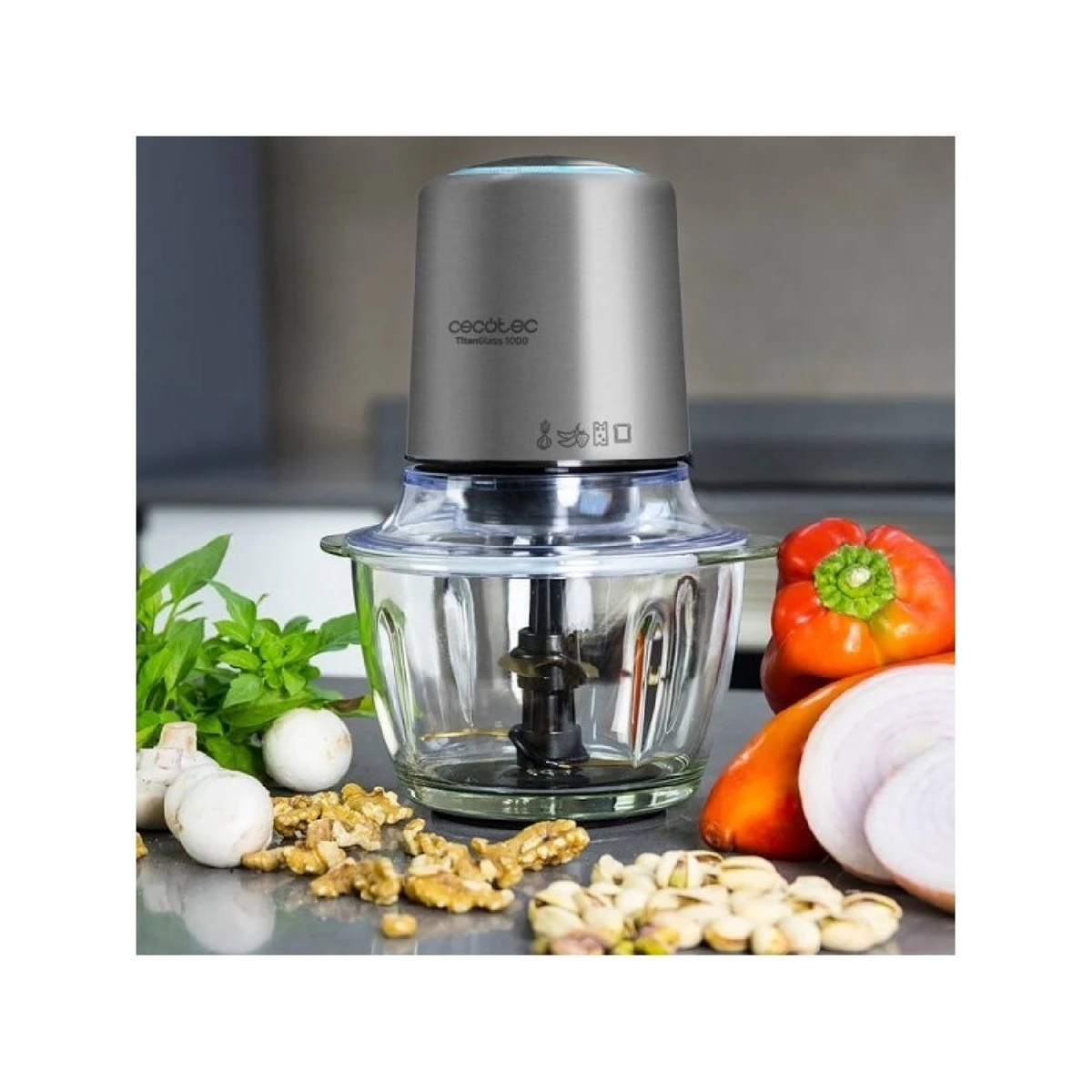 Picadoras TitanGlass 1000 Cecotec 2 Picadoras TitanGlass 1000 Cecotec - Imagen 2